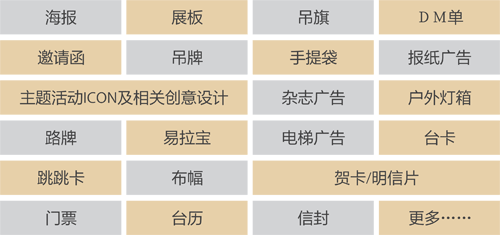 的创意设计活动。 推广设计的目的只有一个——促进销售。a：服务细分：